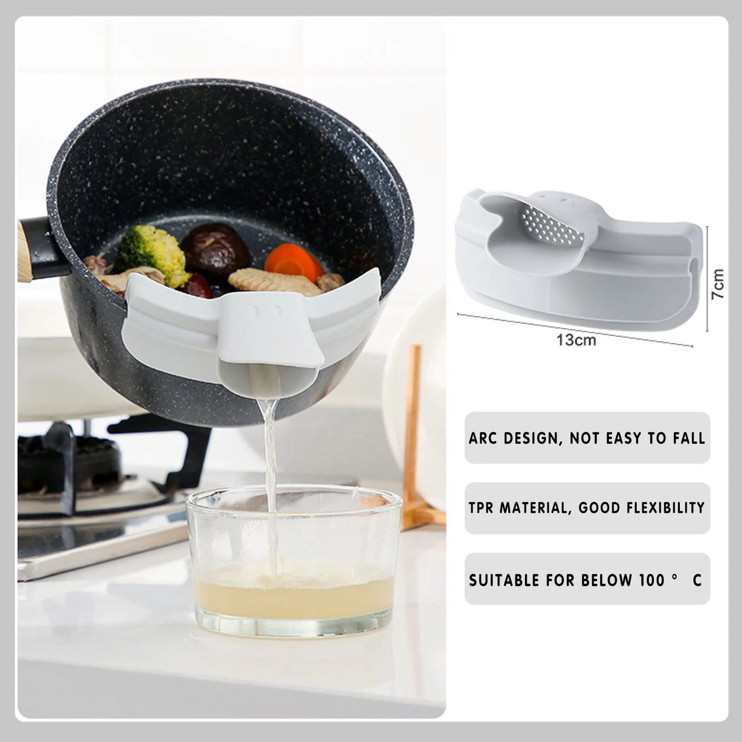 Silicone Pour Spout – Splash-Proof