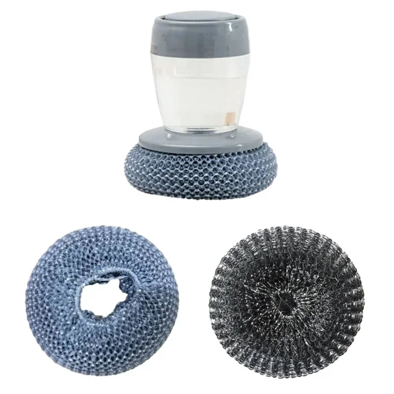 Soap Dispensing Palm Brush – Kitchen Scrubber