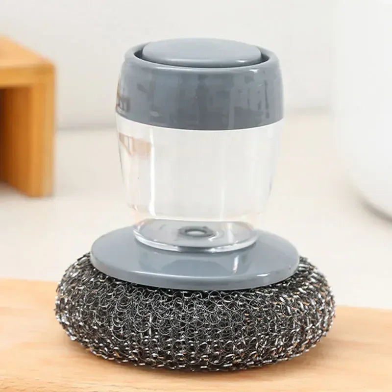 Soap Dispensing Palm Brush – Kitchen Scrubber