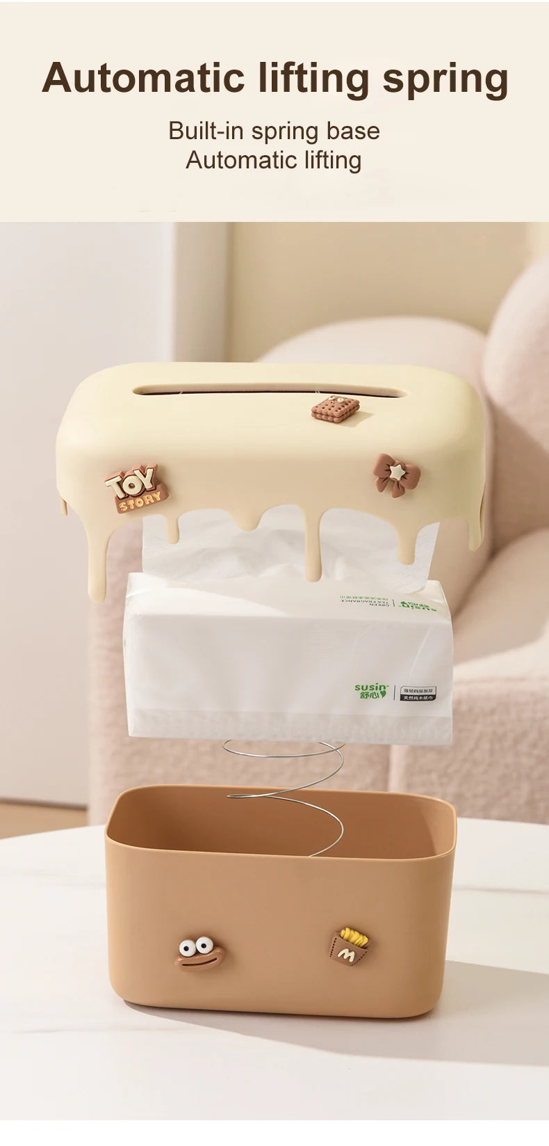 Creative Cream Cake Tissue Box