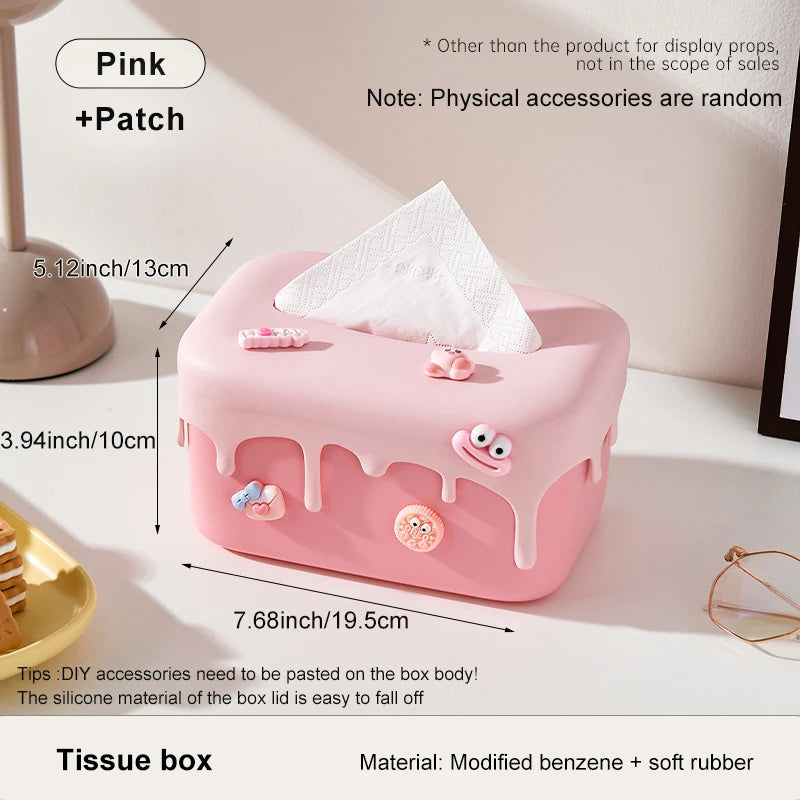 Creative Cream Cake Tissue Box
