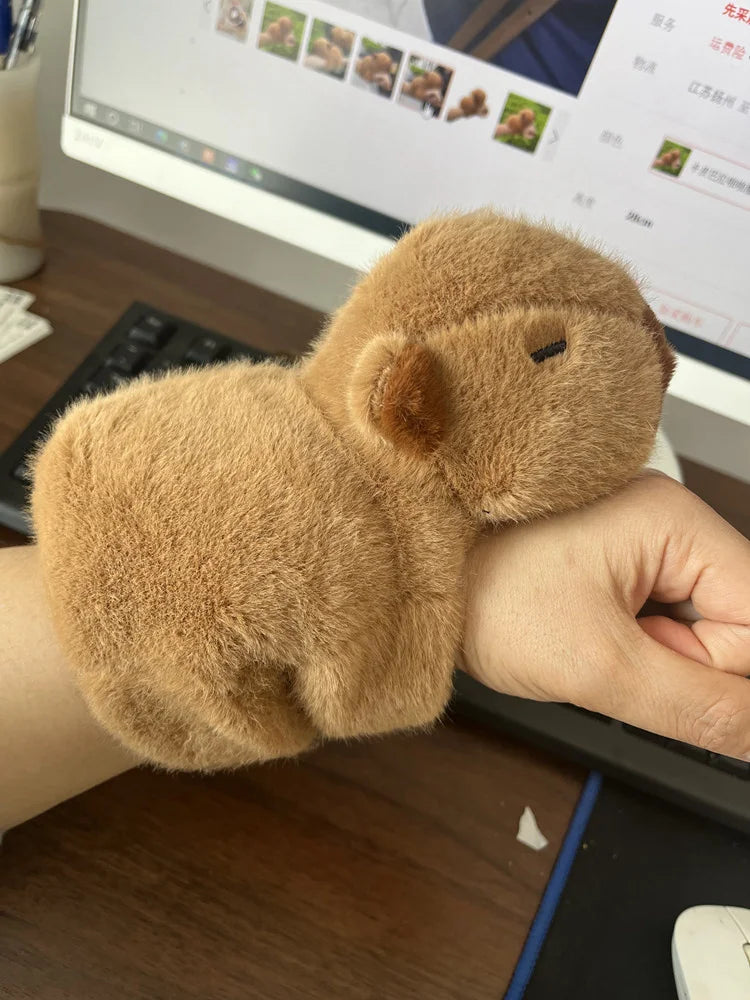 Capybara Plush Wristband