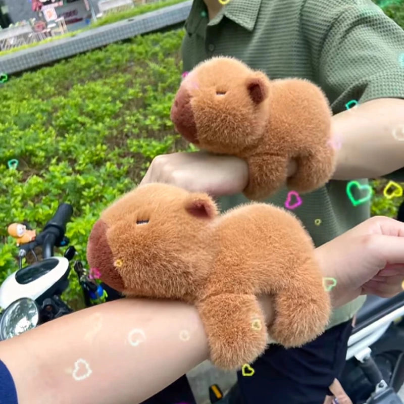 Capybara Plush Wristband