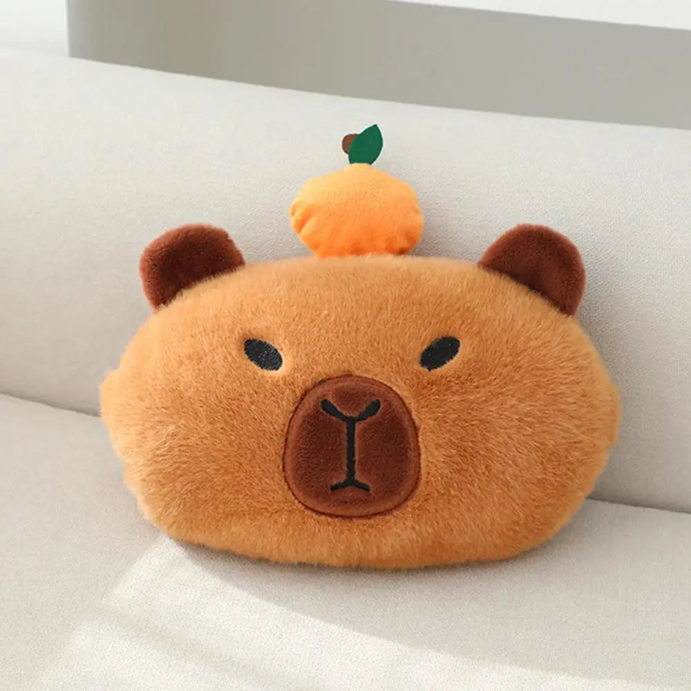 Capybara Car Pillow and Shoulder Pads
