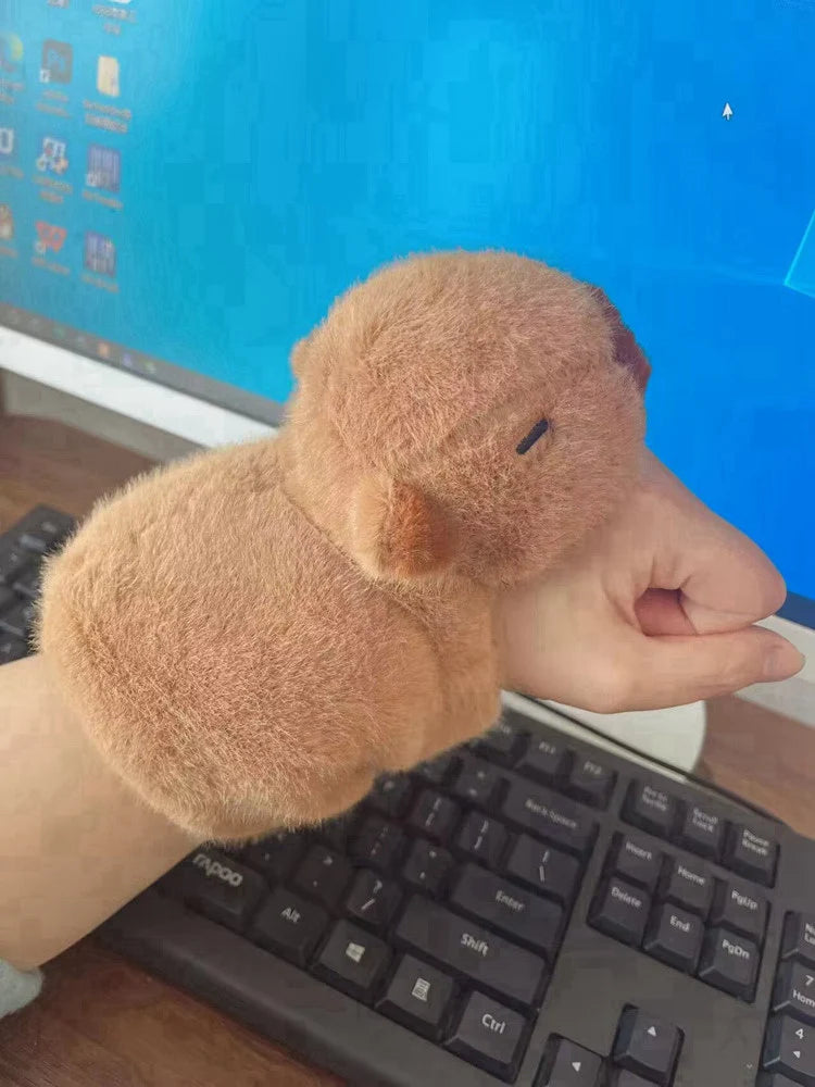 Capybara Plush Wristband
