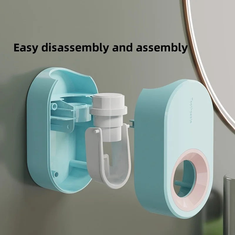 No-Drill Toothpaste Squeezer & Holder