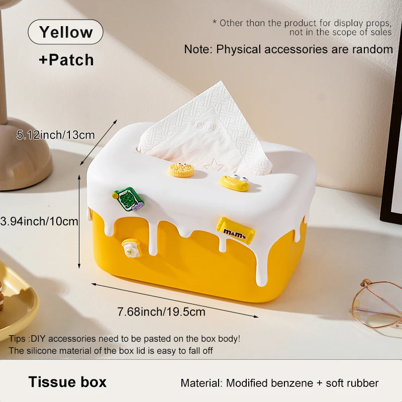 Creative Cream Cake Tissue Box