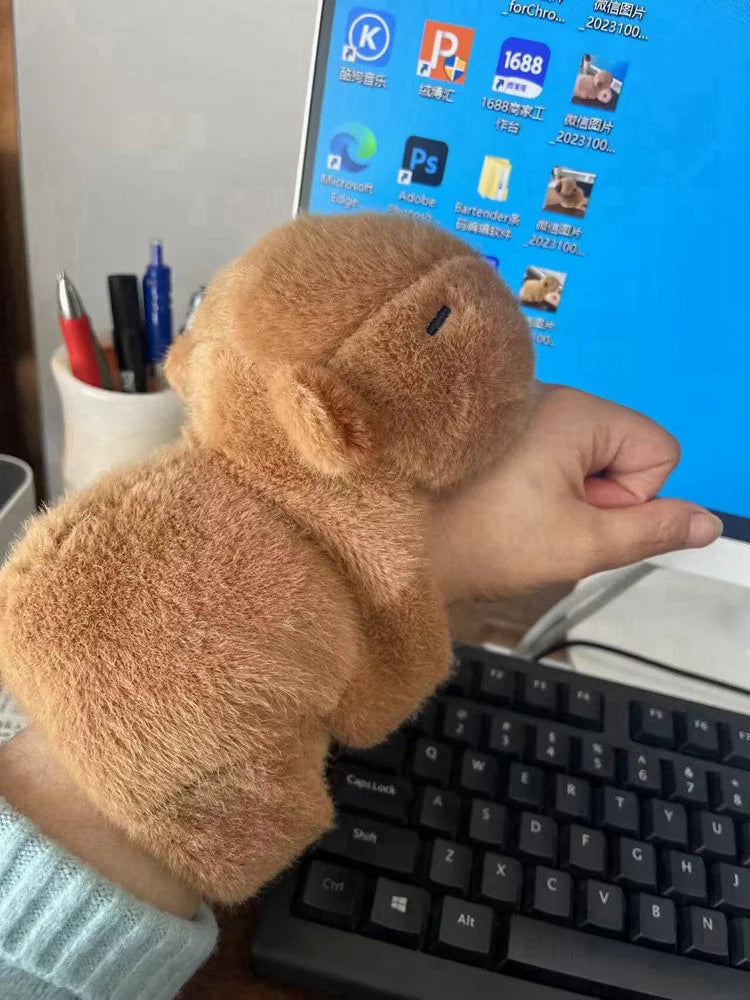 Capybara Plush Wristband