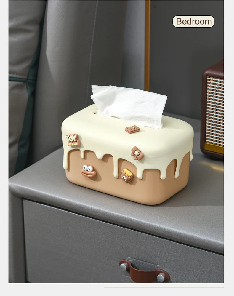 Creative Cream Cake Tissue Box