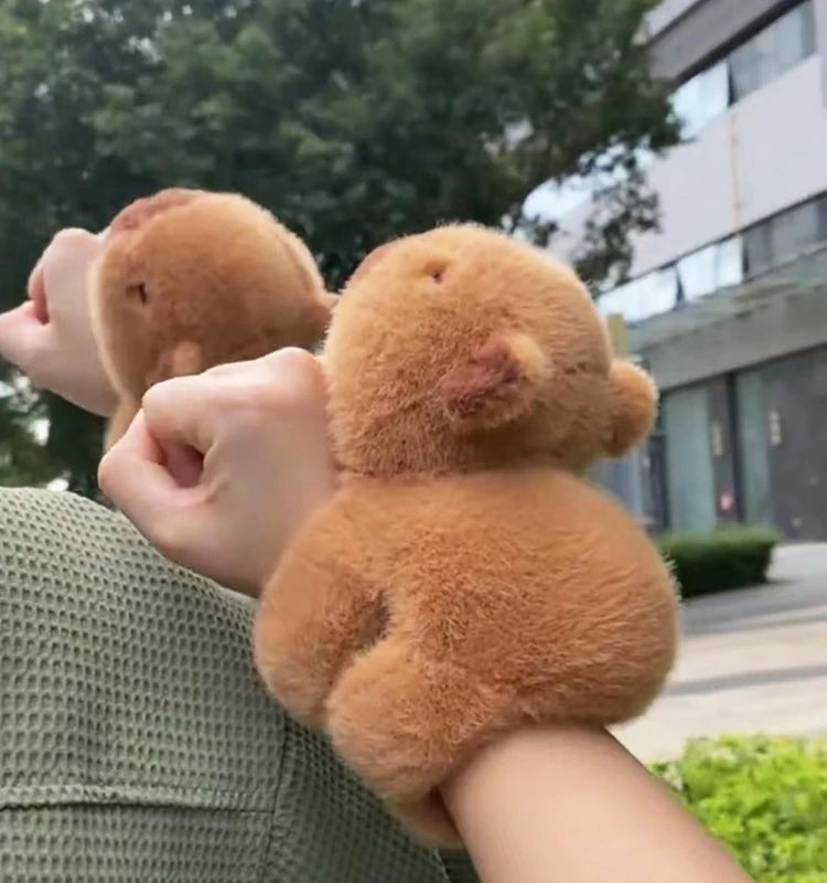 Capybara Plush Wristband