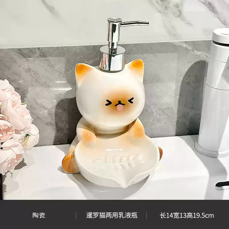 Cute Cat Soap Dispenser