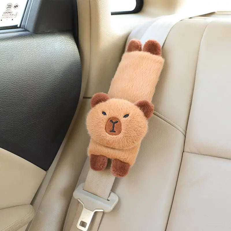 Capybara Car Pillow and Shoulder Pads