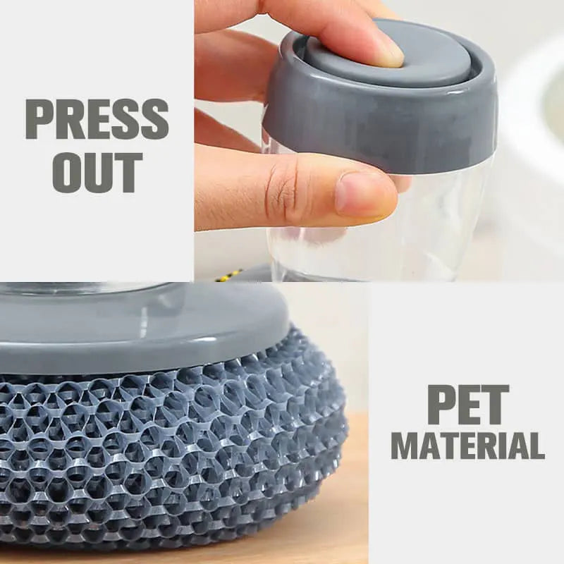 Soap Dispensing Palm Brush – Kitchen Scrubber
