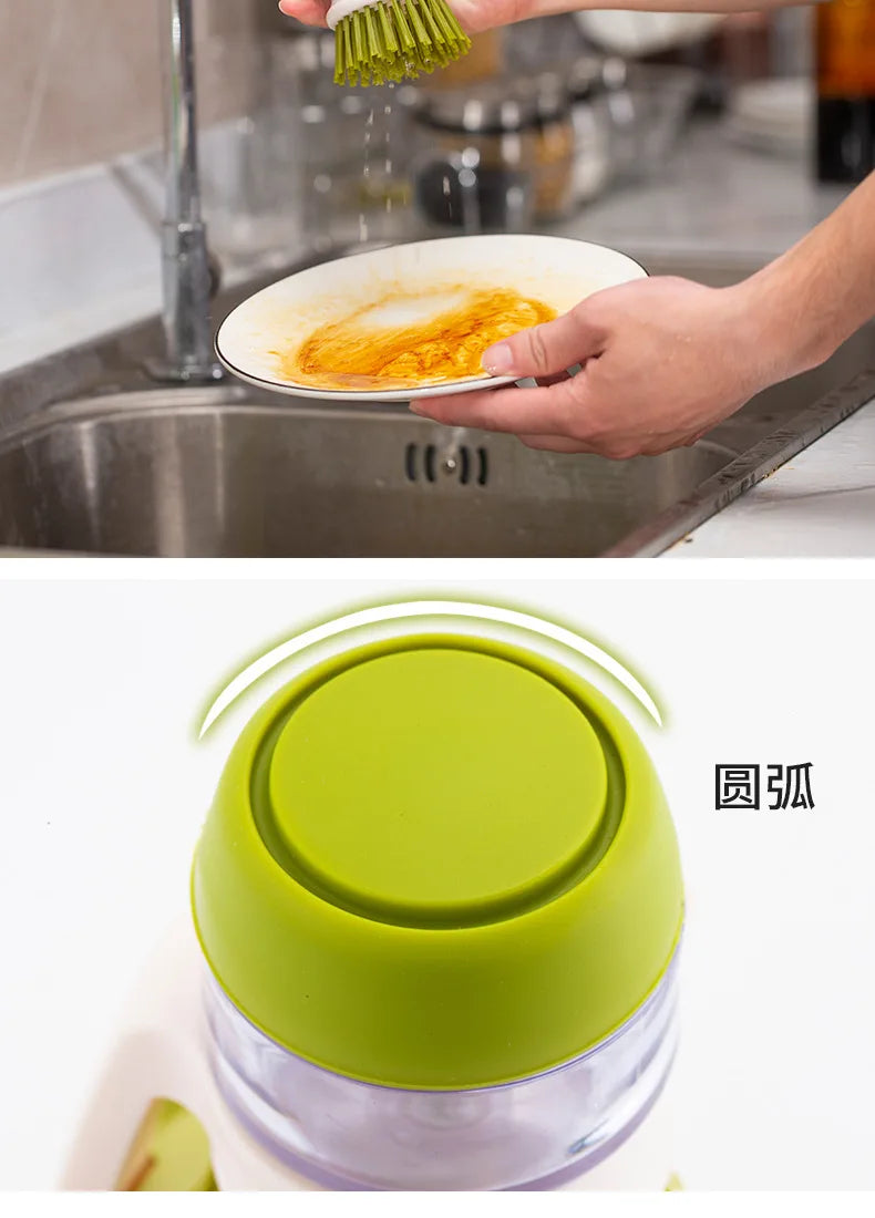 Multi-Use Dish Brush with Soap Dispenser