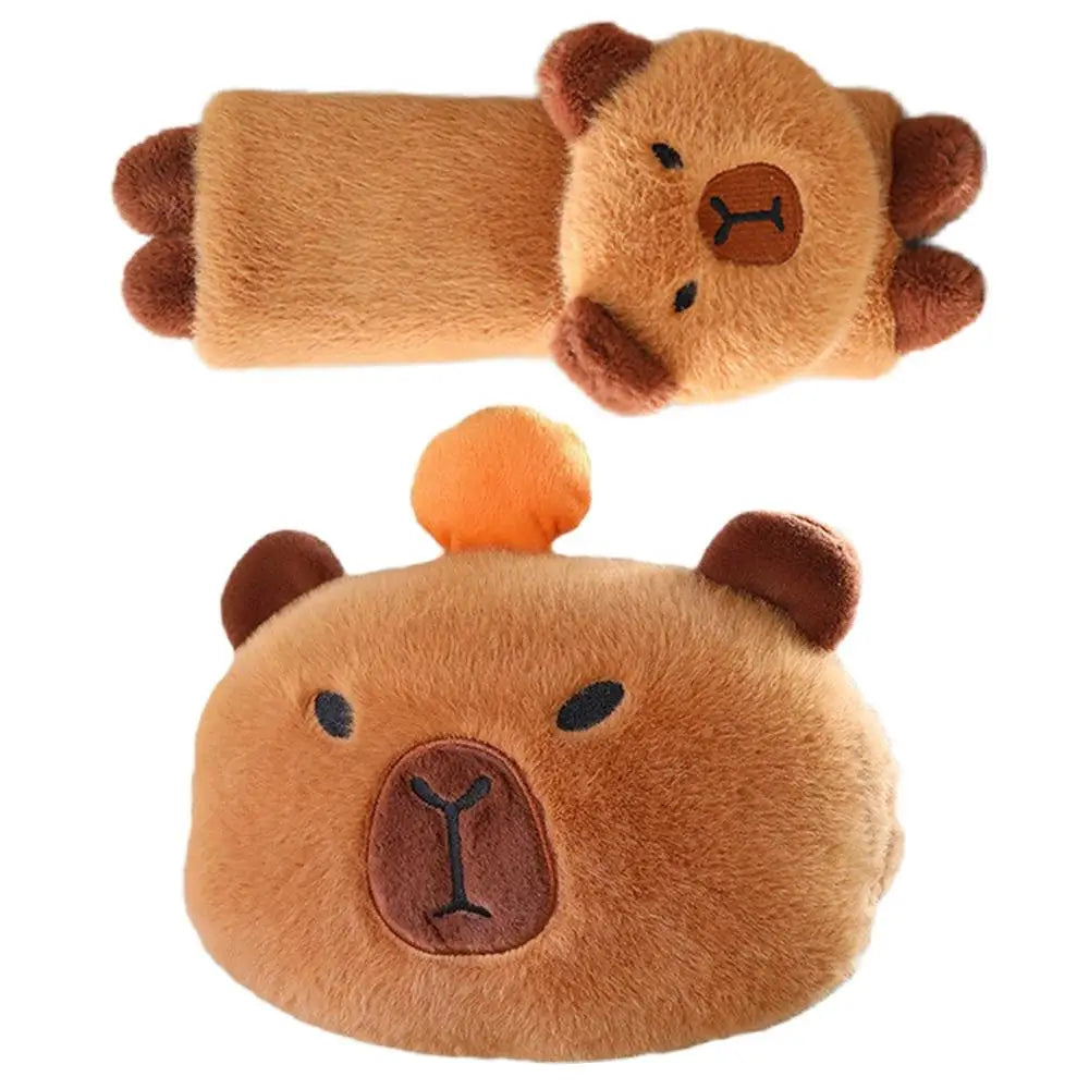 Capybara Car Pillow and Shoulder Pads
