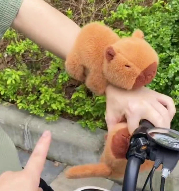 Capybara Plush Wristband