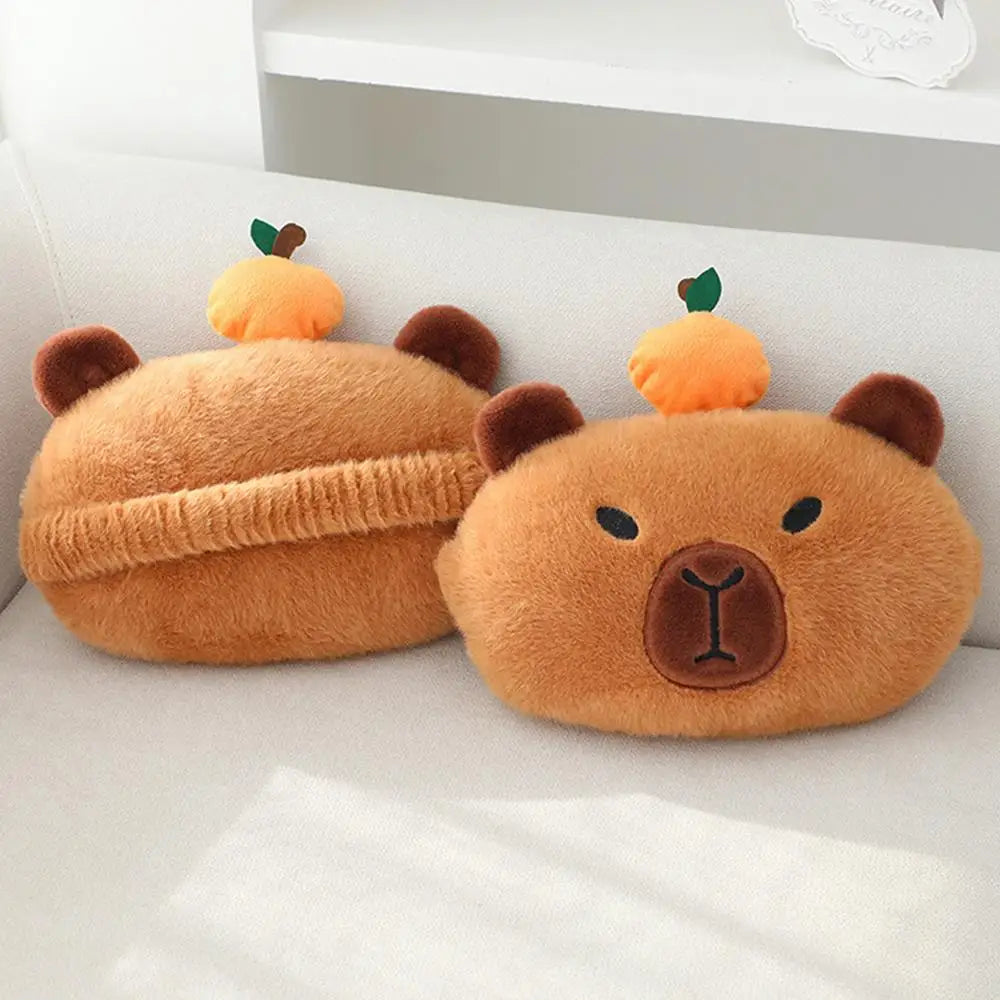 Capybara Car Pillow and Shoulder Pads