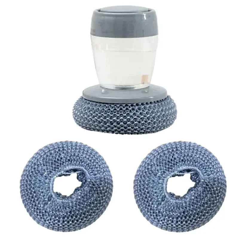 Soap Dispensing Palm Brush – Kitchen Scrubber