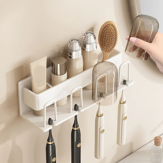 Metal Toothbrush & Toothpaste Holder
