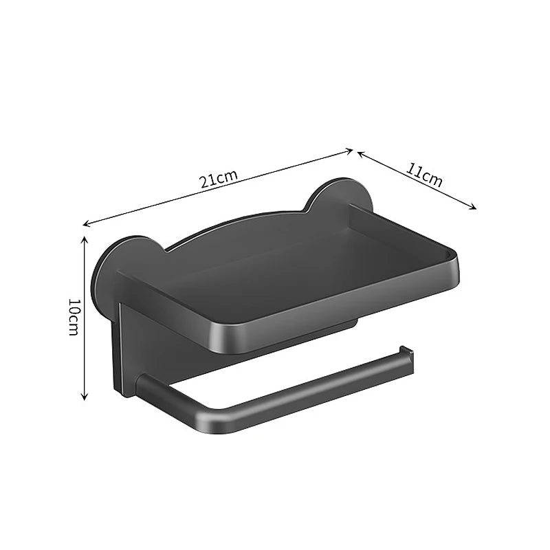 No-Drill Toilet Paper Holder