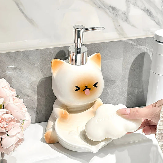 Cute Cat Soap Dispenser