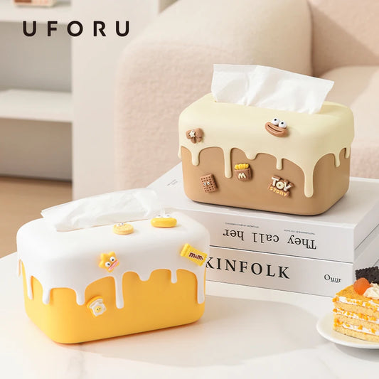 Creative Cream Cake Tissue Box