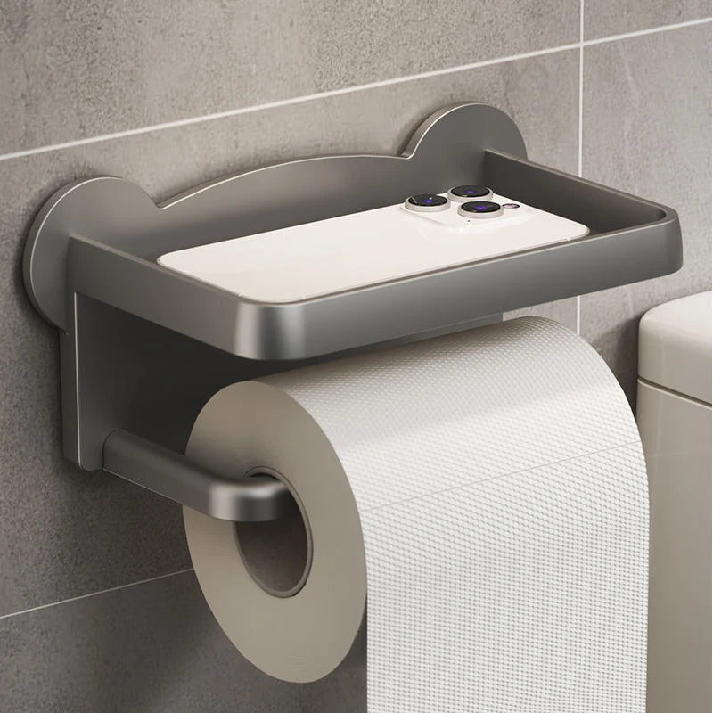 No-Drill Toilet Paper Holder