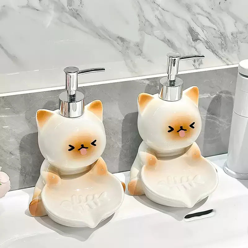 Cute Cat Soap Dispenser