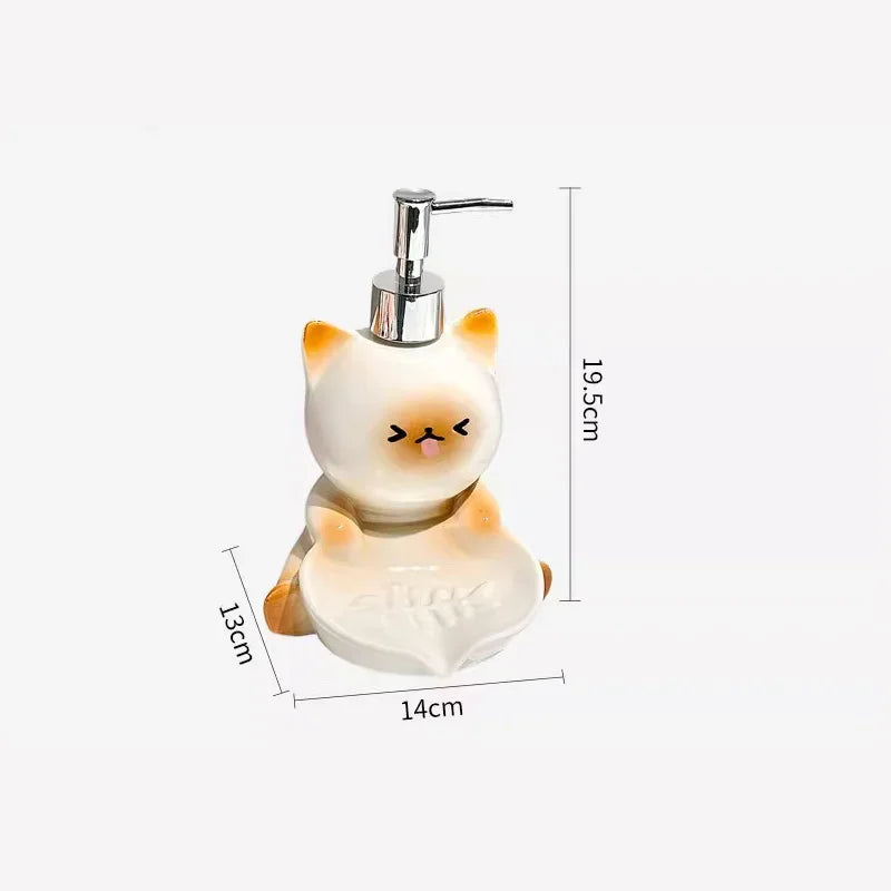 Cute Cat Soap Dispenser