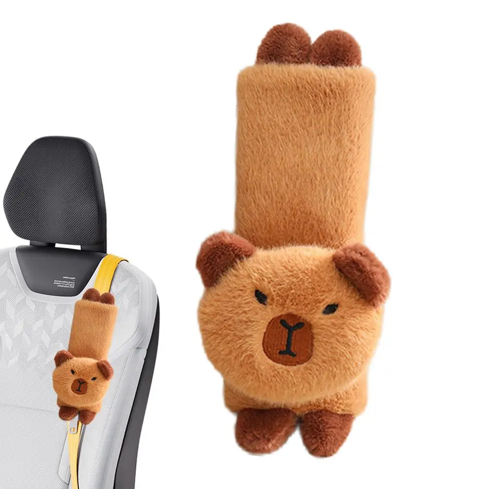 Capybara Car Pillow and Shoulder Pads