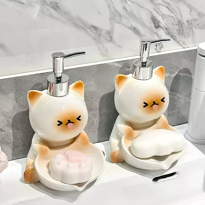 Cute Cat Soap Dispenser